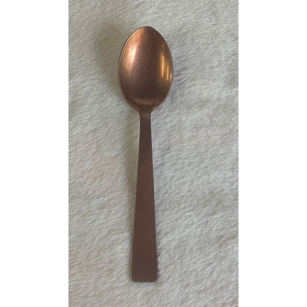 Sambonet Italy Gio Ponti Copper Tone Teaspoon Flatware 62412C36 MCM Vintage